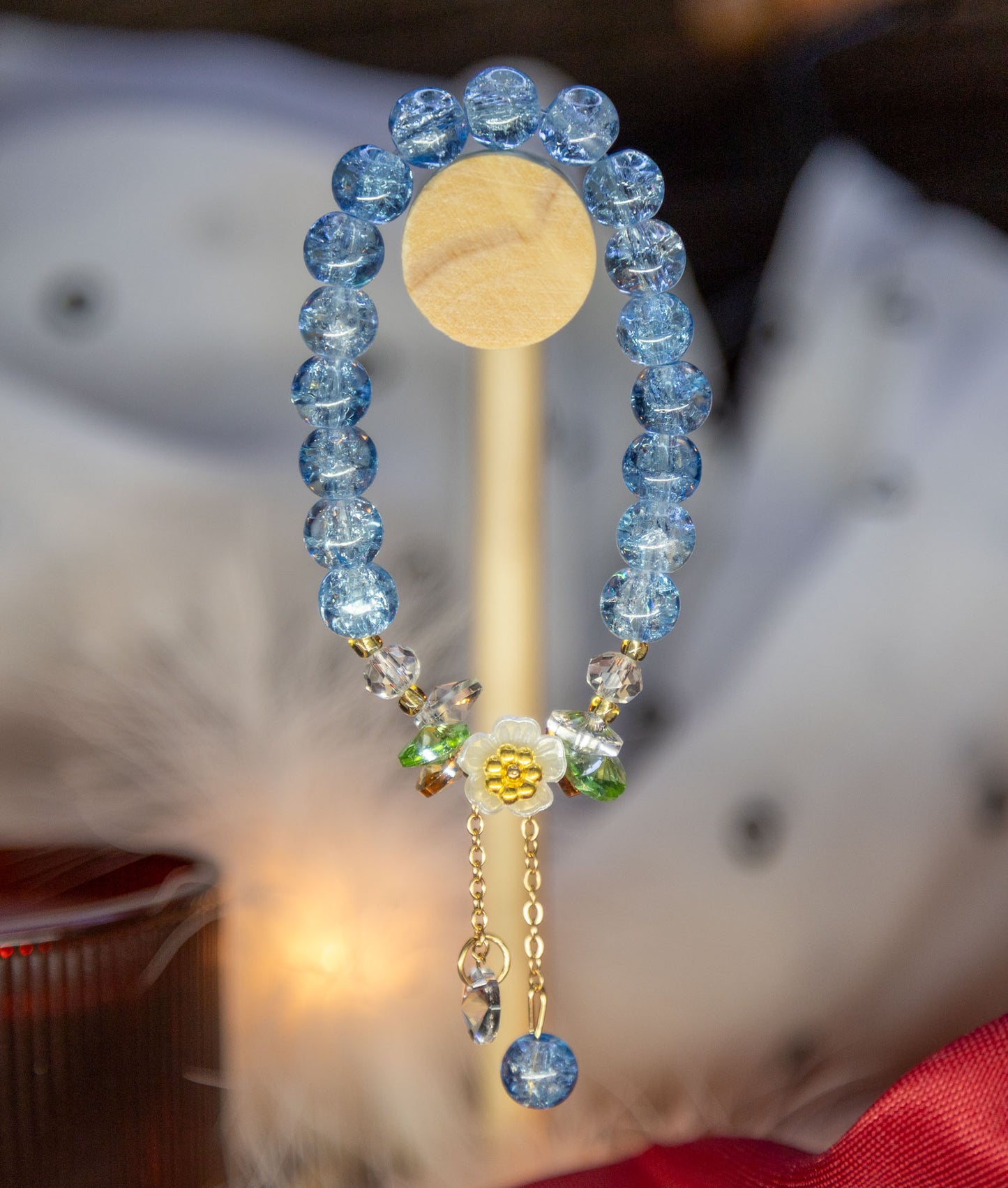 Bracelet Fleur Blanche