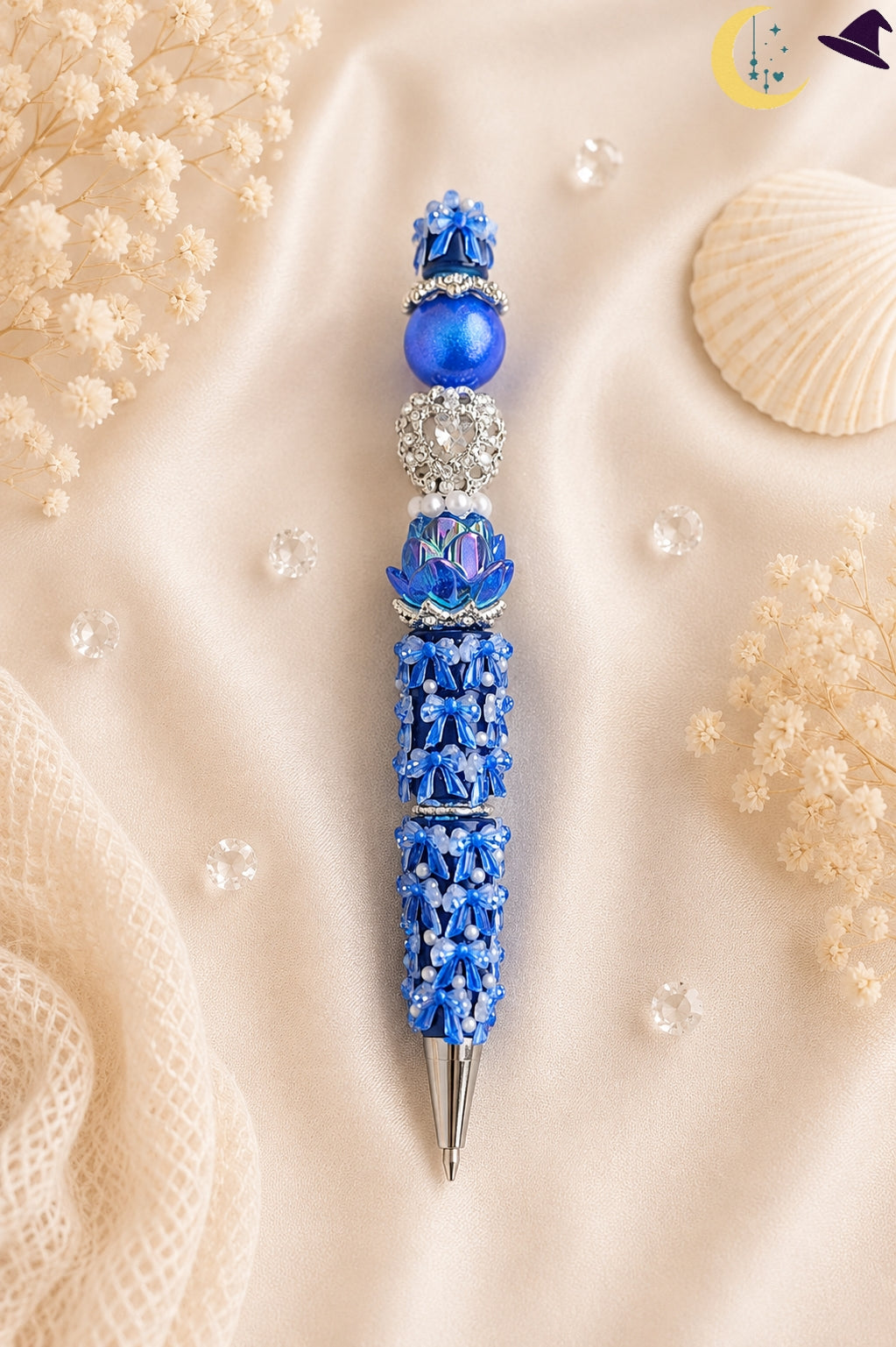 Stylo bleu royal – éclat féerique et élégance précieuse