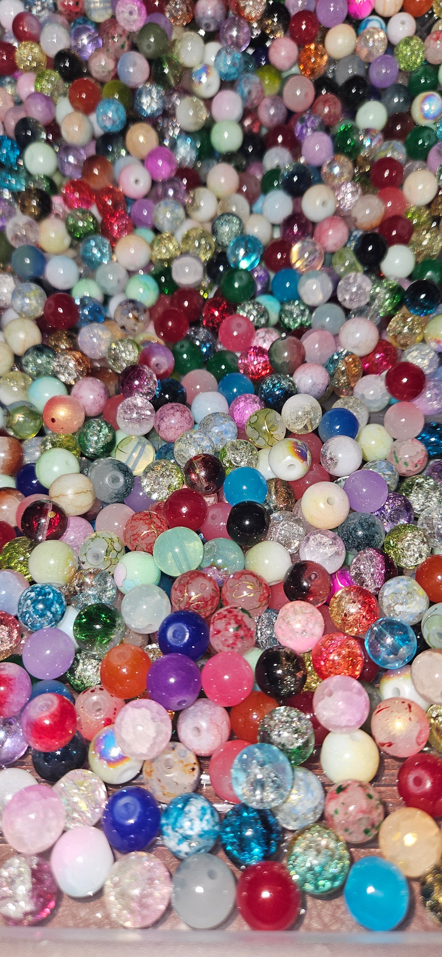 Bracelet en perles de verre personnalisable