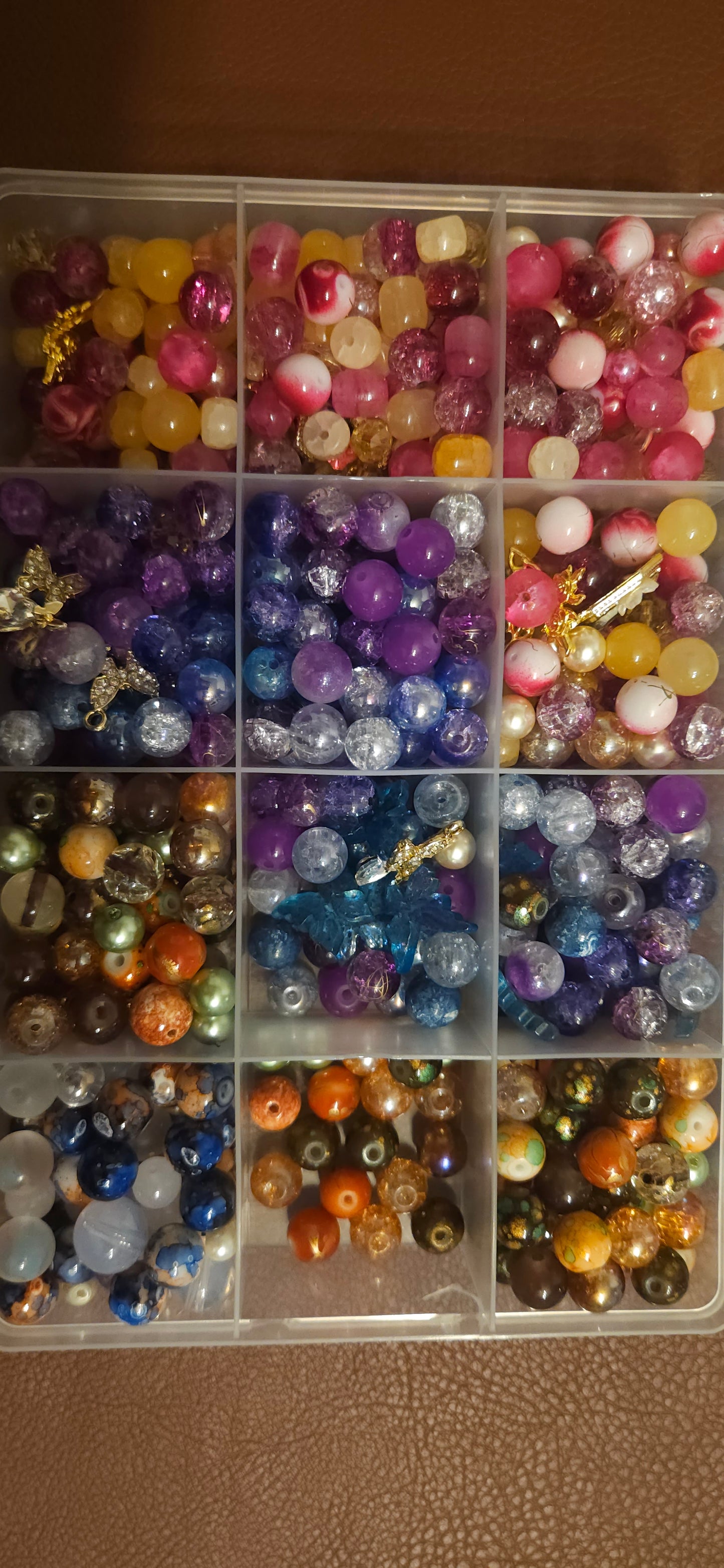 Bracelet en perles de verre personnalisable