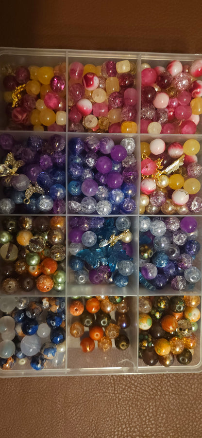 Bracelet en perles de verre personnalisable